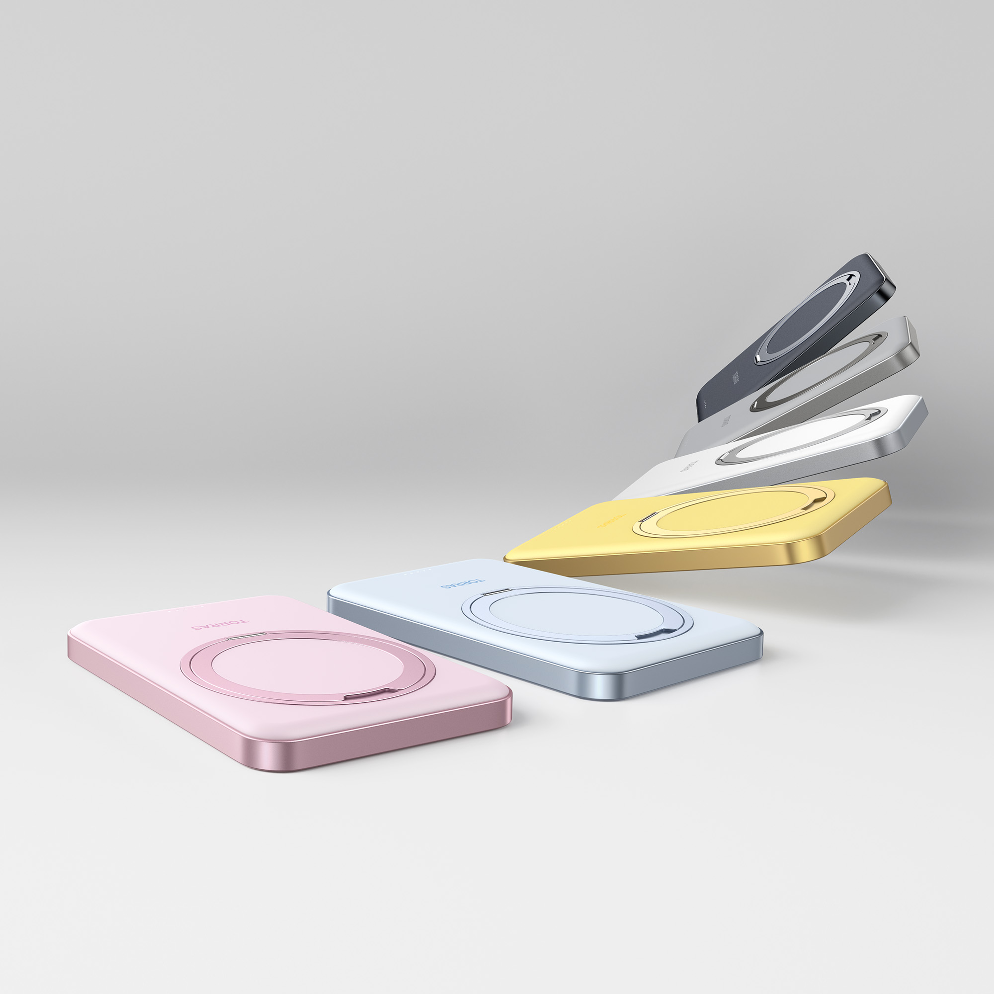 图拉斯小冰块360°支架磁吸充电宝-磁吸充电宝-图拉斯TORRAS